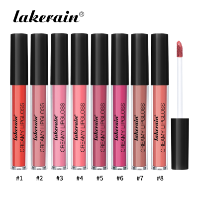 Lakerain Custom Multi Color Nude Lipstick Private Label Cosmetic Red Matte Creamy Waterproof Lipstick