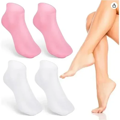 Socks Silicone Moisturizing Socks Exfoliating Gel Heel Socks Callus Cracked Dead Skin Remove Protector Pain Relief