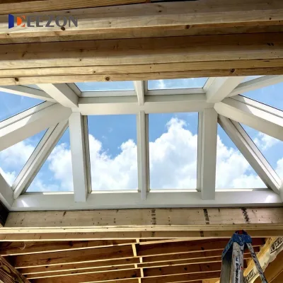 DEEZON Sun Room 60 mm Customizable Waterproof High Strength Glass Roof Skylights