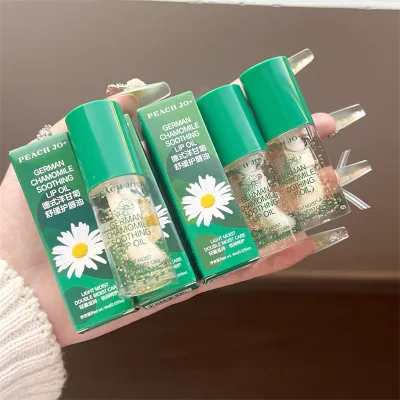 Wholesale PEACH JO+ German Chamomile Soothing Lip Oil Moisturizing and Nourishing to Exfoliate Dead Skin Lip Oil