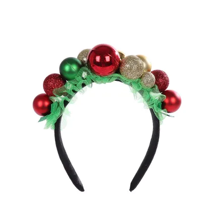 Creative Holiday Headbands Christmas Party Costume Headwear Elves Party Hats Reindeer Headbands for Christmas Accessory
