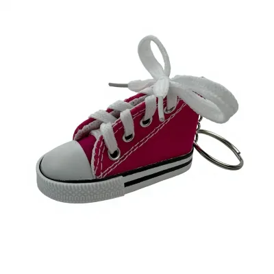 Mini Converse Canvas Shoe Keychain HandmadeMini Canvas Shoe Keychain for Dollhouse Decorand DIY Craftinq Keyholder Bulk