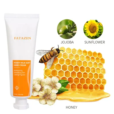 Private Brand Wholesale Hand Cream Skincare Nourishing Moisturizing Honey Hand Cream with Support Customization