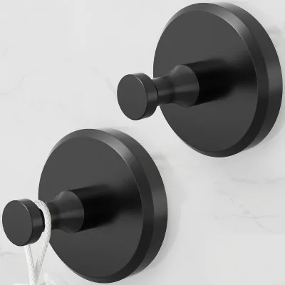 Customizable Stainless Steel Heavy Hanger Hooks Without Holes Bathroom Stainless Steel Suction Cup Adhesive Hook
