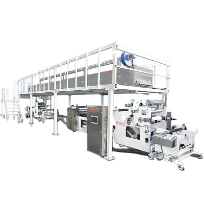 Large-Scale Automatic Coating Machine Oil-Based Silicone Gel Adhesives High Precision Industrial Laminating Equipment PLC Wood