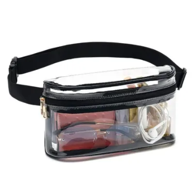 BSCI GRS Waterproof Clear Waist Bag Clear Fanny Pack, Stadium Approved