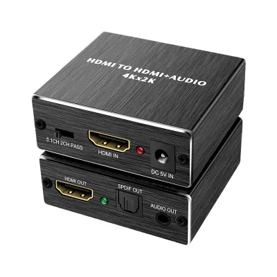 Audio Extractor Mini Splitter With Optical TOSLINK SPDIF+3.5mm Stereo Converter