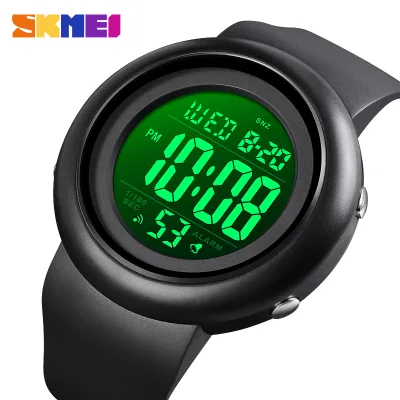 SKMEI Women Men Watches Fashion Chronograph Clock Digital Wristwatch Luminous Display for Gift Waterproof Sport Watch