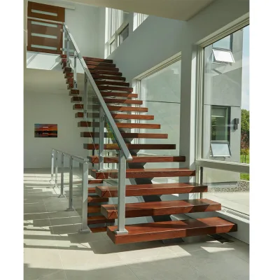 Factory Customized LED Light Mono Stringer Stair Kits