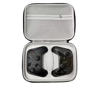 Playstation 5 Console Controller Case-Dual Gamepads Protective Hard Shell for PS5/PS4/Xbox/Switch Pro Controller and Accessories