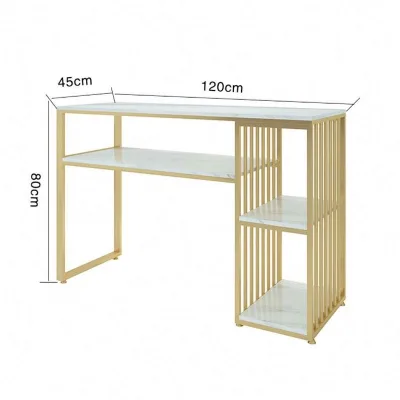 Factory Direct Sales Beauty Salon White Nail Table Manicure Table With Nail Tool Storage Box