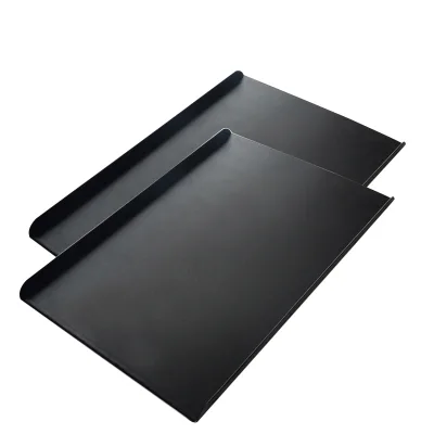 600x400 cm Bakery Trays Nonstick PTFE Coated Pastry Biscuit Cookie Baking Tray U-shaped Aluminum Dishwasher Safe Oven European