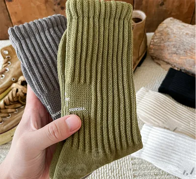 Slouch Crew Custom Cotton Manufacturer Terry Sport Socks Knitted Socks for Men