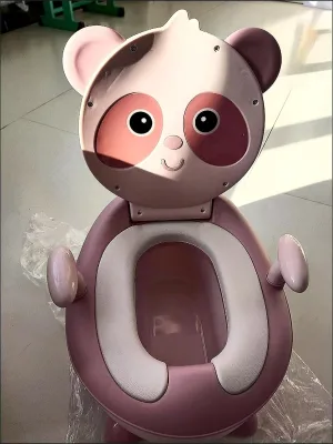 Sturdy Plastic Baby Kids Training Potty Chair with Back Support for Boys and Girls