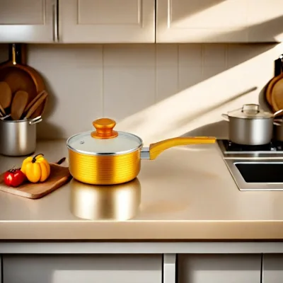 Wholesale Aluminum Saucepan Set Multiple Sizes Nonstick Interior Perfect for Home & Restaurant