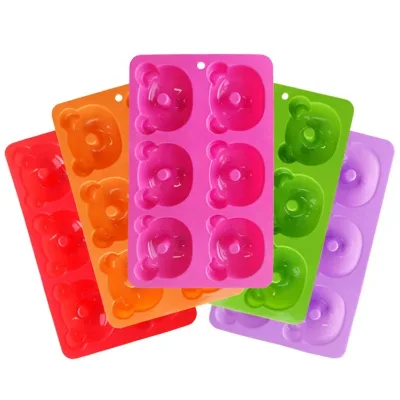 Silicone Diy Cake Baking Tools Non-stick Donut Baking Mold Kitchen Baking Tools