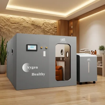Hard Shell Camara Hiperbrica Para Humanos 1.3ATA for 4 Users with 20L/min Oxygen Flow and Custom Interior for Clinic Use