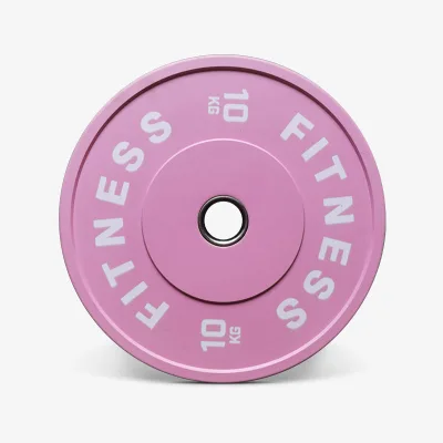 Macaron Colored Steel Bumper Plates Rubber Coated Durable Eco-Friendly 5-25Kg Gym and Home Equipment