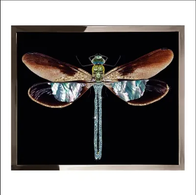 High End Luxury Goldlen Dragonfly Paintings and Wall Artsxx Picture Wall Painting Home Decoration Custom Diamond Painting