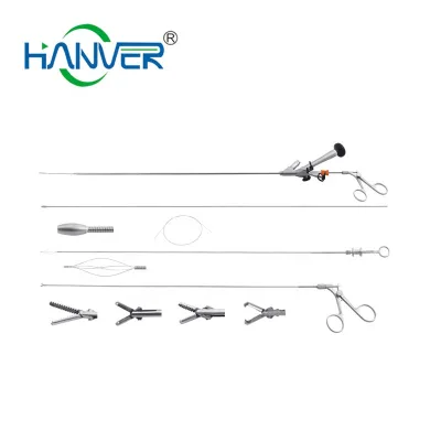 Hanver Urology Endoscopic Urological Ureterorenoscopy Set Ureteroscope Rigid Mini Percutaneous Nephroscope
