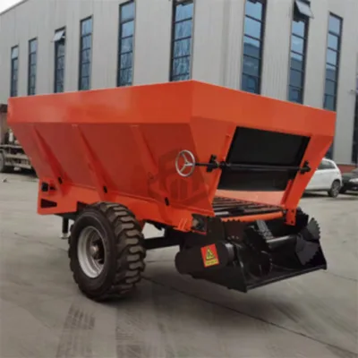 Mounted Tractor Fertilizer Spreader Machine Double Disc Fertilizer Spreader