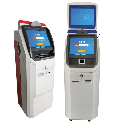 Crypto ATM Machine BTC ATM Machine Currency Exchange Machine with KYC Self Service Two Way Sell and Buy Crypto BTAM Machine