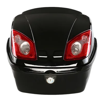 Universal Wear-Resistant Lockable Rear Tail Storage Box with Lock for Electric Scooter and Motorcycle