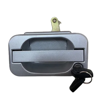 Quality Silvery White Door Handle Lock Engine Compartment Door Lock for Suzhou Jinlong Kinglong Bus