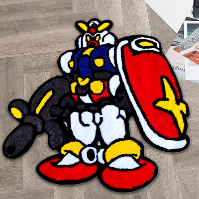 Custom Shape Rug Anti slip Backing Tufted Floor Rug Custom Graphic Door Mat