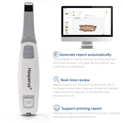 3.0 Original 3D Digital Intraoral Scanner System X-Rays Scanner Portable Dental Unit Al Scan Fast Imaging Ture Color Scanner