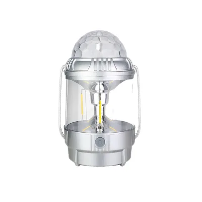 Portable LED Lantern Camping Super Bright Stage Light Rotating Atmosphere LED Light Multi Functional Emergency Tent Camping
