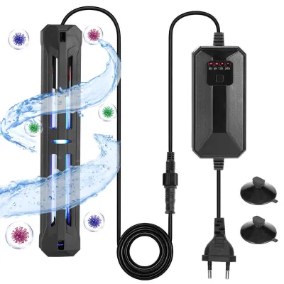 New UV Sterilizer Waterproof Timing UV Disinfection Lamp Algae Removal Water Purification Sterilization Light  for Fish Tank