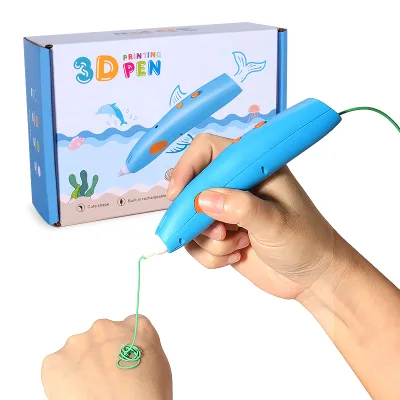 OEM LP03 Low Temperature 3D Printing Pen Rechargeable PCL 3D Pen 2 Speed Portable for Kids Education DIY Drawing Gifts