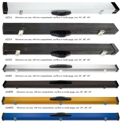 Cueelf High Quality Leather and Aluminum Cue Case,snooker Cue Bag