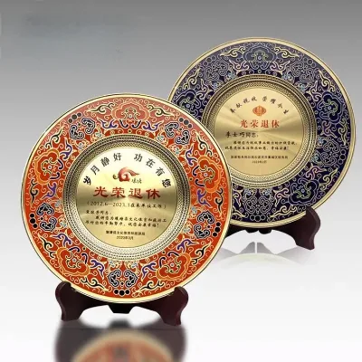 Customized Classic Metal Medal Corporate Zinc Alloy Die-Cast Technique for Anniversary Personalized Size Medal