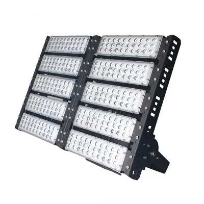 Aglare IP66 220V Outdoor Led Tennis Court Lighting Dimmable Stadium 500w Led Reflector High Mast Light Price