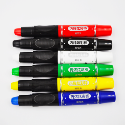 6 colors creative crayons window crayon and glass crayon for kids