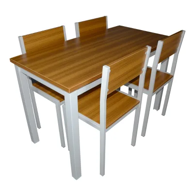 Modern Home Furniture Simple Design Dining Room Dining Table and 4 Chair
