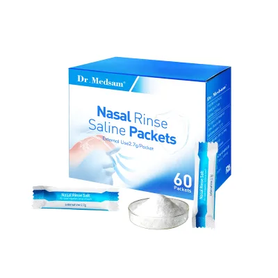 Nasal Rinse Saline Packets,Relieves Allergic Rhinitis Sinusitis,Nasal Rinse Salt for Nasal Irrigation