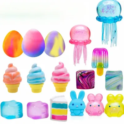 New Designs  Easter Eggs Fidget Toys Sensory Stress Relief 2026 Easter Squeeze Toys Dippin Dazzler Eggs Squishy Toy