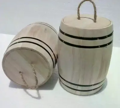 OEM ODM Customized Wooden Barrel Food Storage Candy Cookies Home Bar Mini Cask Wooden Barrels for Beer
