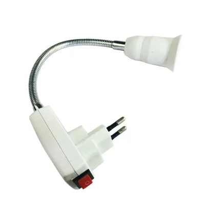 Plug Socket With Switch Industrial Switched Socket, Lamp Holder Plug Adapter With Switch E27 Wall Lamp Holder