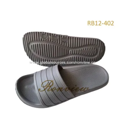 ODM men's eva nonslip slippers for beach wear, made of eva, custom logo is welcome