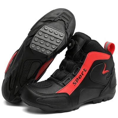 New Riding Autumn Winter Motorcycle Riding Shoes Men's Racing Shoes Motorcycle Shoes