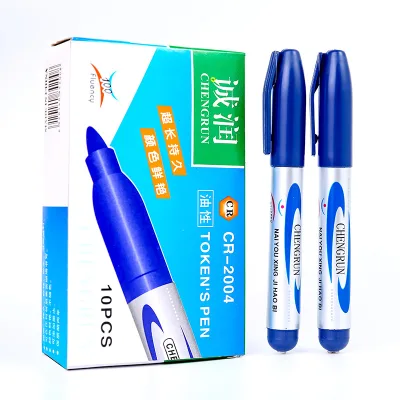 Wholesale Factory Direct Thick Oily Marker Express Writing Big Black, Red and Blue Quick-drying Marking Pen