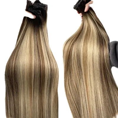 Direct Factory Wholesale Virgin Cuticle European Hair Double Drawn Hair Extensions Human Hair Weft