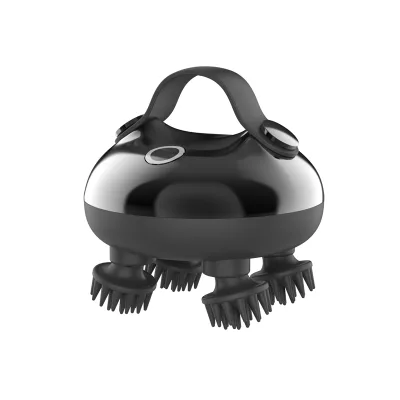 Rechargeable Waterproof Electric Scalp Massager Handheld Vibrating Head Massage Device