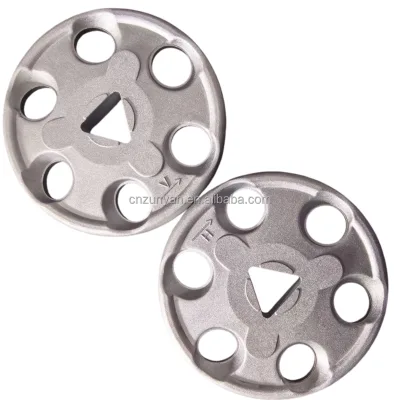 6Holes Aluminium Left Right Finger Disc Plate for Poultry Chicken &Broiler Slaughter Defeathering Plucker Machine
