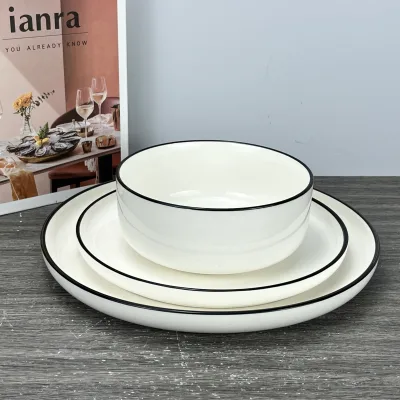New Product Hot Selling Environmentally Friendly Quality-Assured Space-Saving Design 12 Pcs Dinner Set