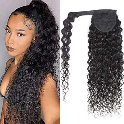 New Stylish Premium Ponytail Clip on Hair Extensions Luxury Ponytail Extension Human Hair